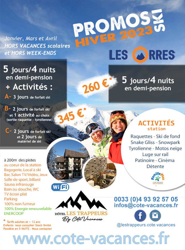 Séjours ski Hors Vacances - Les Orres - Hautes Alpes